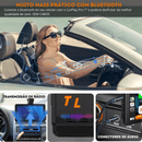 Tela Multimídia Universal CarPlay Pro 7'' + 🎁 Câmera de Ré com sensor