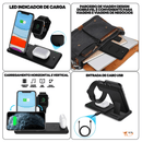 Carregador magnético universal Stand Pad 4 em 1 - TÁ-LÁ Brasil