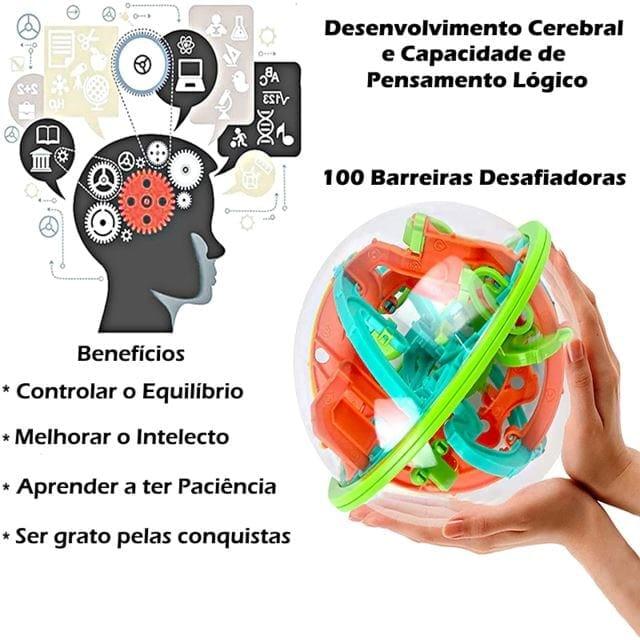 Bola Labirinto 3D Aprendizagem Divertida - TÁ-LÁ Brasil