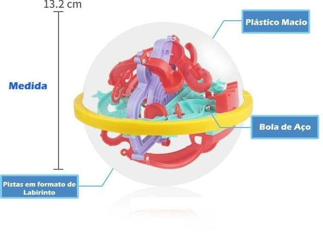 Bola Labirinto 3D Aprendizagem Divertida - TÁ-LÁ Brasil